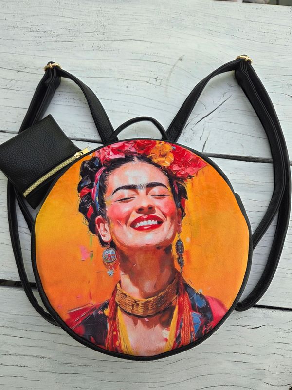 Plecak okrągły Frida Orange