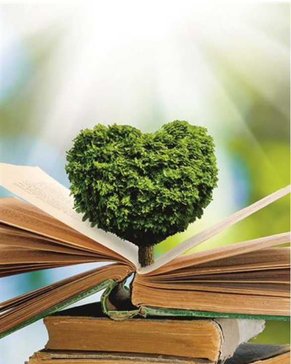 Carte d'anniversaire arbre en coeur