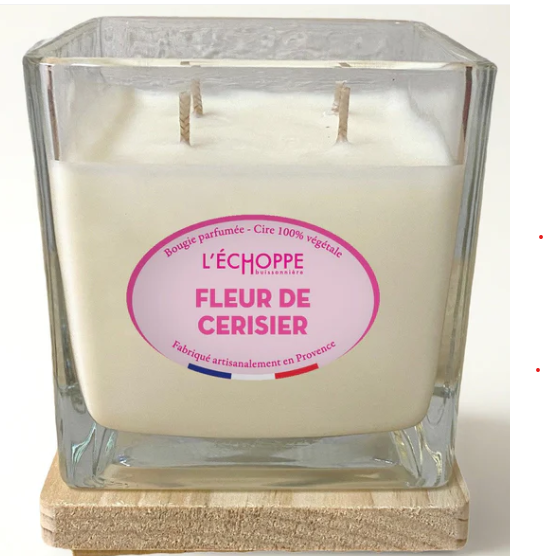 Bougie parfumée fleur de cerisier , 400g