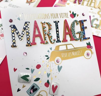 Carte de mariage