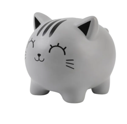Tirelire chat gris I-Total