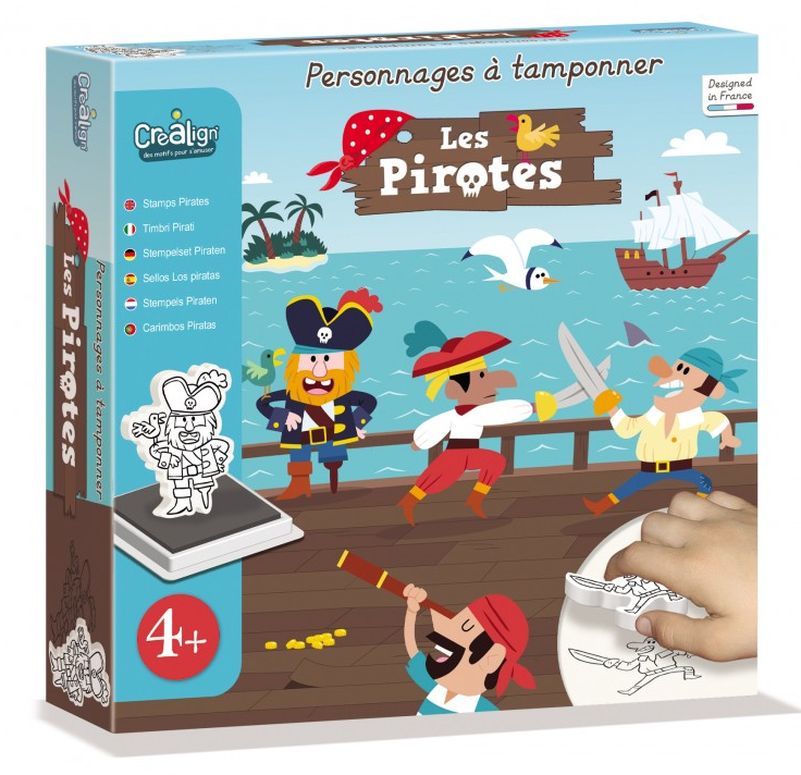Personnages à tamponner : Les Pirates