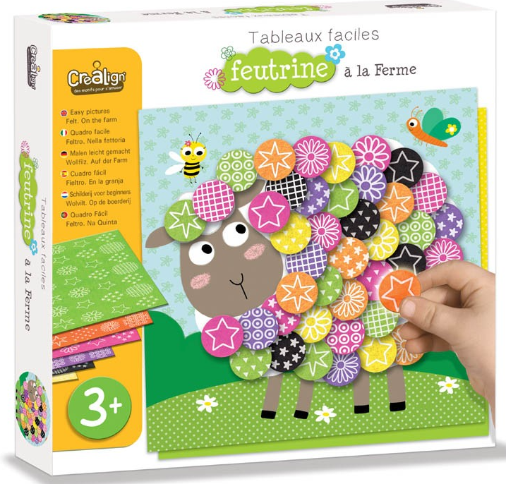 Tableaux Faciles, Feutrine &quot;A la ferme&quot;