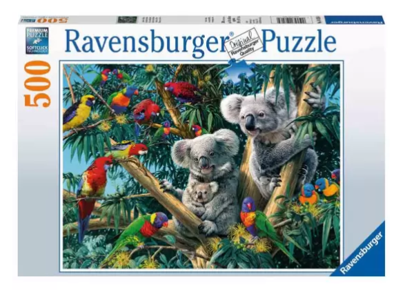 Puzzle Koalas dans l&#39;arbre 500 pièces