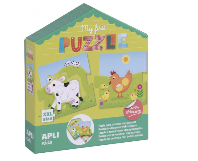 My first puzzle avec gommettes