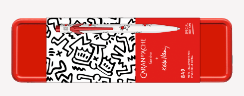 Stylo Bille 849™ Keith Haring Blanc - Édition Spéciale