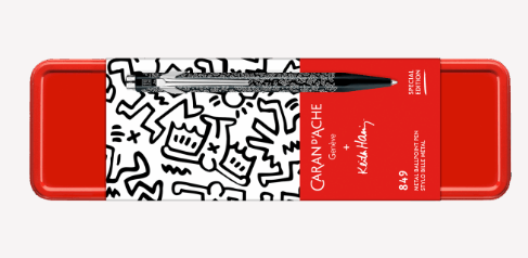 Stylo Bille 849 Keith Haring noir- Édition Spéciale
