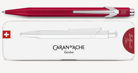 Stylo Bille 849 COLORMAT-X Rouge