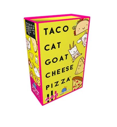 Jeu Taco cat goat cheese pizza