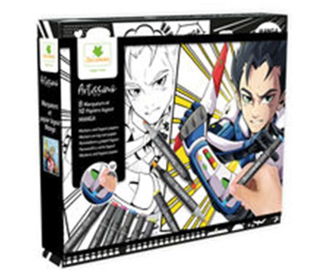 Manga, Layout et marqueurs, Manga Garçon