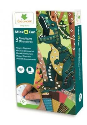 Stick'n Fun mini Mosaiques dinosaures