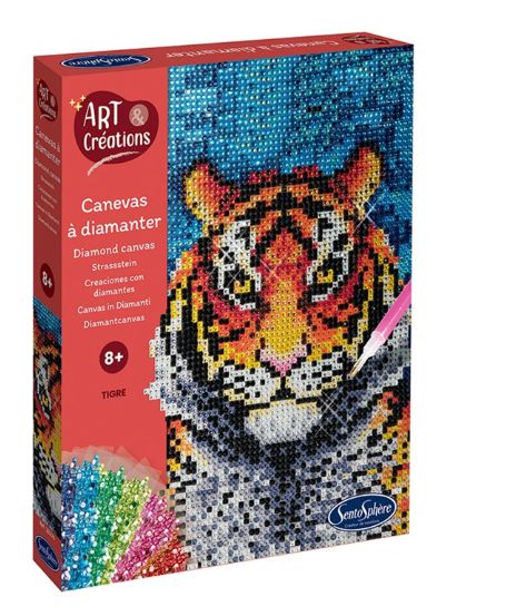 A&amp;C Canevas à dimanter tigre