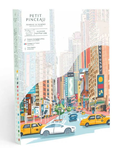 Coffret peinture au numéro - Petit Pinceau - Broadway and West 53RD