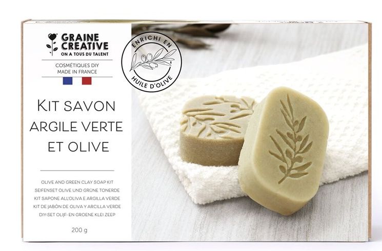 Kit savon argile verte et olive