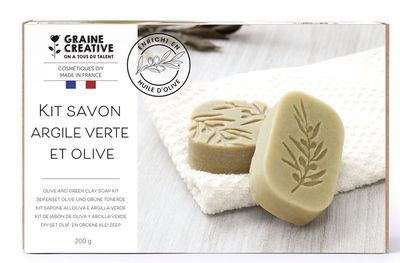 Kit savon argile verte et olive