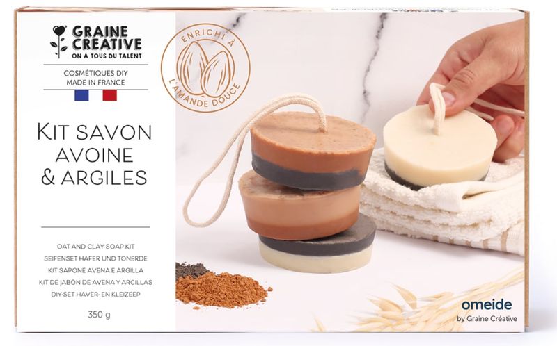 Kit savon avoine et argiles