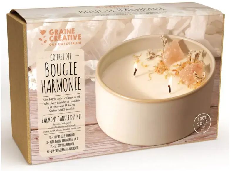 Bougie Harmonie graine creative label emotion