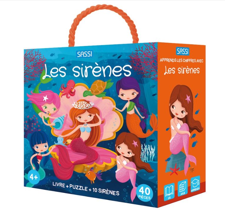 Q-box, livre et puzzle , les sirènes