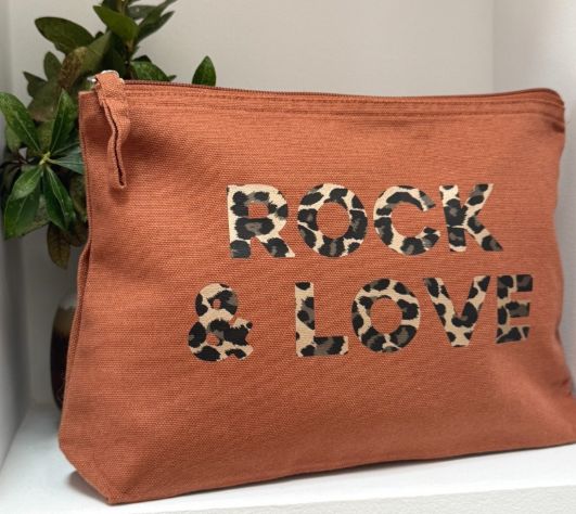Grande Pochette - Terracotta- Rock and Love