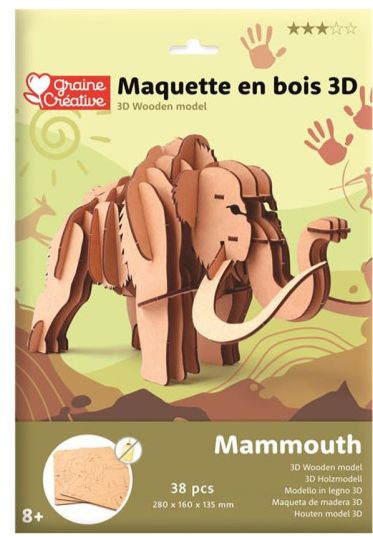 Maquette Mamouth 3D