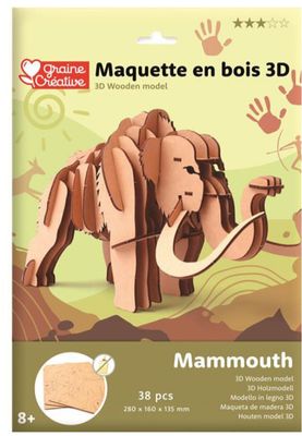 Maquette Mamouth 3D