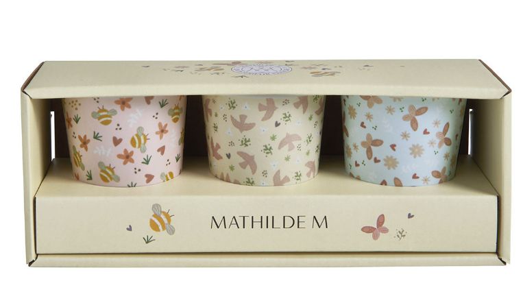 Set de 3 verres Une hirondelle a fait le Printemps