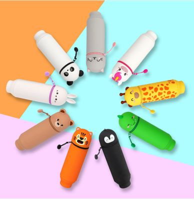 Trousses en silicone souple 2 en 1 Kawaïï Legami