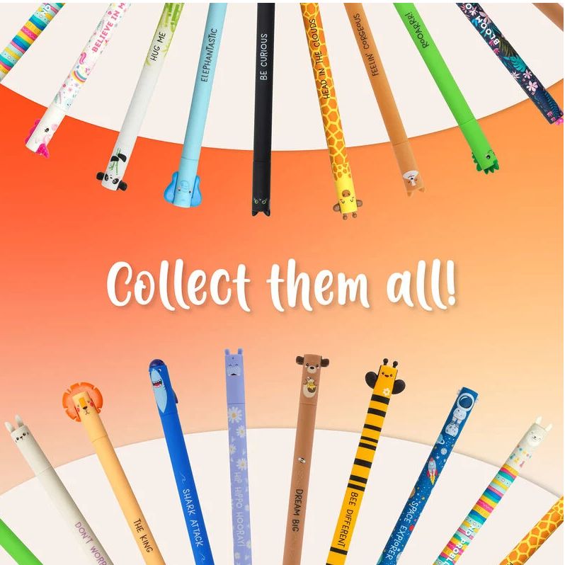 Stylos à encre gel effaçable Legami