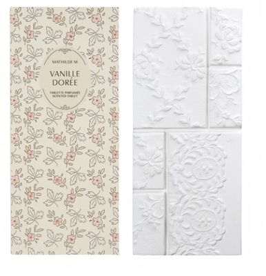 Tablette parfumée secret d'amoire, vanille dorée