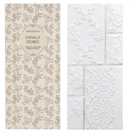 Tablette parfumée secret d'amoire, vanille dorée