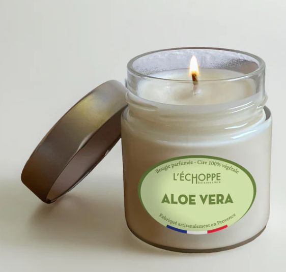 Bougie parfumée aloe vera, 180 gr