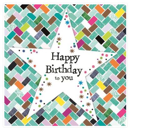 Carte d'anniversaire happy birthday to you