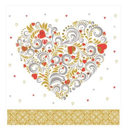 Carte d'anniversaire coeur