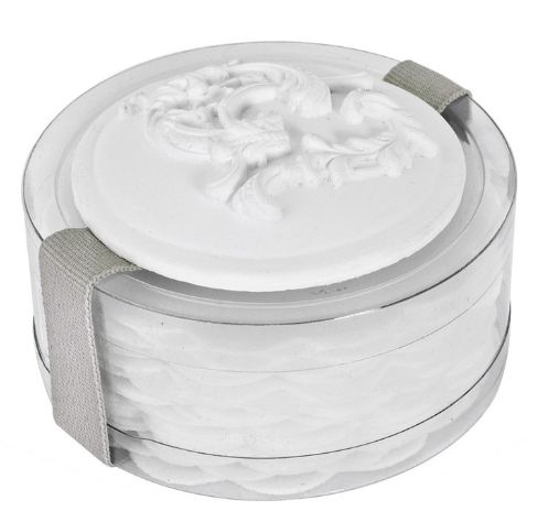 Boîte ronde de 40 feuilles de savon parfumé Arabesque , jasmin