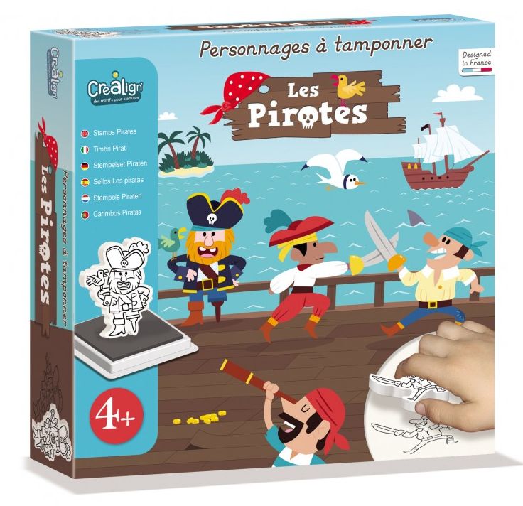 Personnages à tamponner : Les Pirates