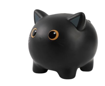 Tirelire chat noir I-Total