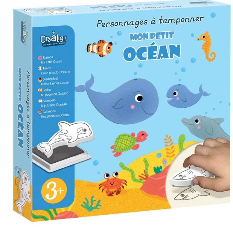 Personnages à tamponner : Mon Petit océan