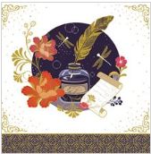 Carte d'anniversaire écrivain