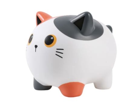 Tirelire chat orange I-Total