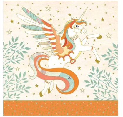 Carte d'anniversaire licorne