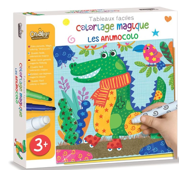 Tableaux Faciles, Coloriage magique "Les Animocolo"