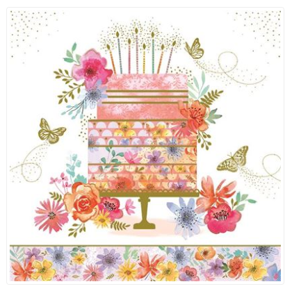 Carte d'anniversaire bougies colorées