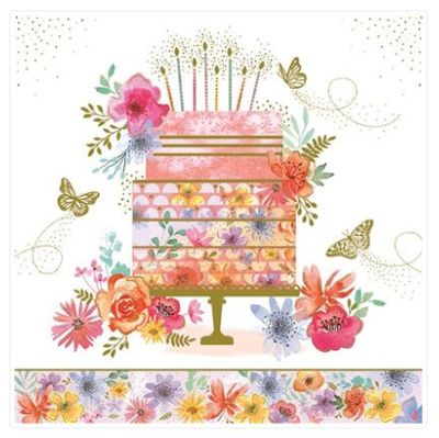 Carte d'anniversaire bougies colorées