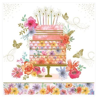 Carte d'anniversaire bougies colorées