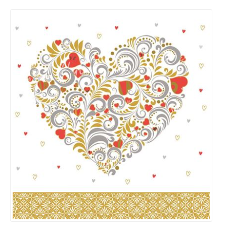 Carte d'anniversaire coeur