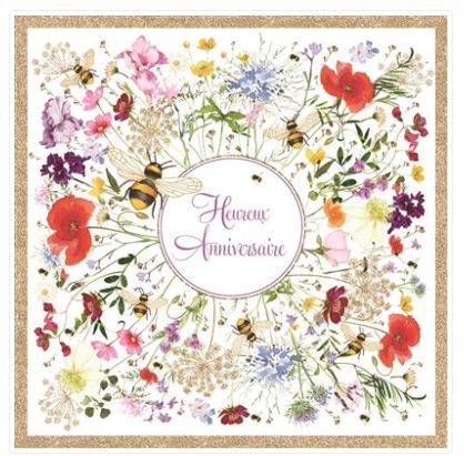 Carte d'anniversaire heureux anniversaire