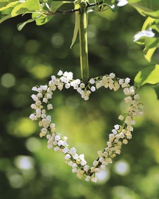 Carte d'anniversaire coeur en fleurs