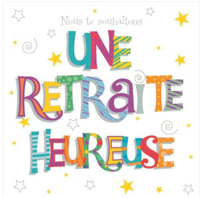Carte une heureuse retraite