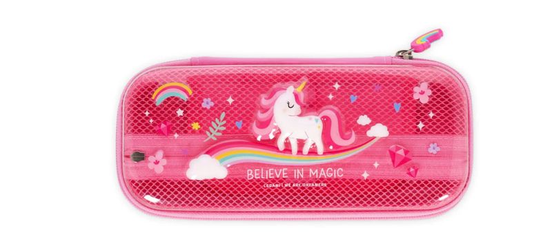 Trousse Transparente Rigide Unicorn - WonderWow