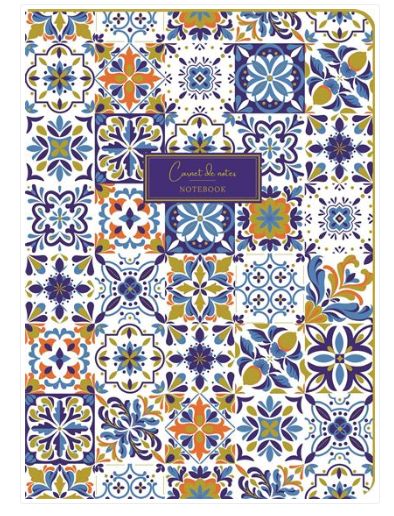 Carnet soft touch azulejo